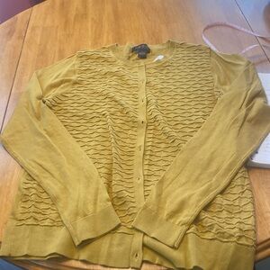 August Silk Mustard Sweater